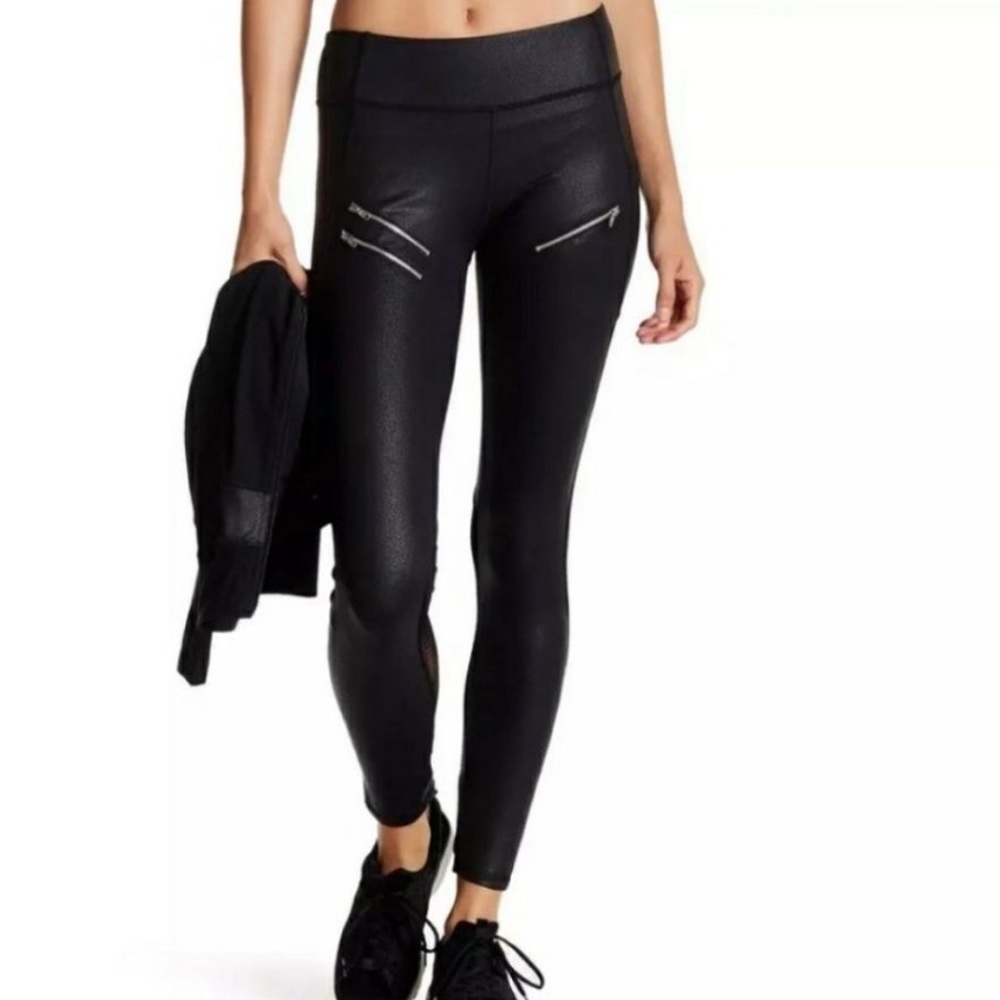 Faux Leather Moto Leggings